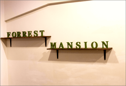 Forest mansion店内